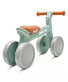 Driewielige loopfiets mintgroen - ergonomisch en stevig