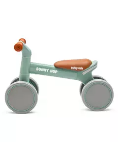 Driewielige loopfiets mintgroen - ergonomisch en stevig