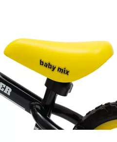Loopfiets Zwart - Lichtgewist peuterfiets
