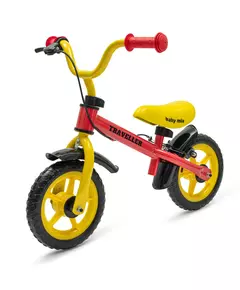 Loopfiets Rood Geel - Lichtgewist peuterfiets