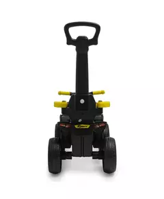Loopauto kleine quad geel zwart - peuterauto
