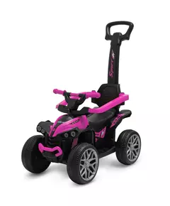 Quad Kids Loopauto - Zwart Roze - Buitenspeelgoed