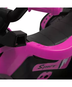 Quad Kids Loopauto - Zwart Roze - Buitenspeelgoed