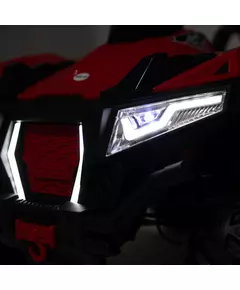 Elektrische Rode Quad 4x4 voor Kinderen - Off-road ATV