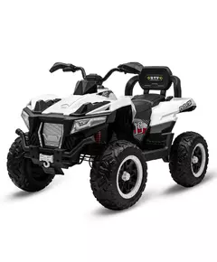 Kinder ATV Elektrische Quad Bike Wit/Rood - Speelgoed