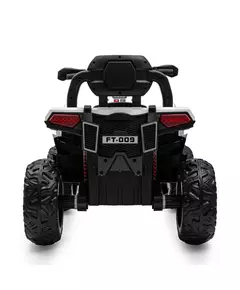 Kinder ATV Elektrische Quad Bike Wit/Rood - Speelgoed