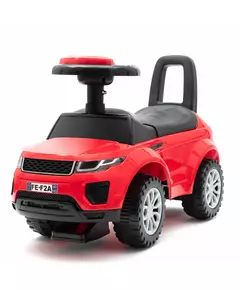 Rode Loopwagen - Luxe SUV Kinderauto met Stevige Wielen