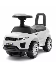 Loopauto Wit - Sportieve SUV - Afneembare Stuurstang
