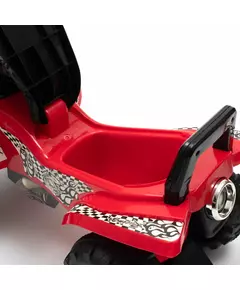Quadfiets Felrood - Robuust Ontwerp voor Ruig Terrein