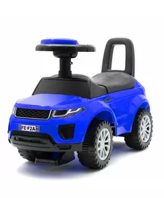 Blauwe SUV Loopauto met Zwarte Zitting voor Peuters