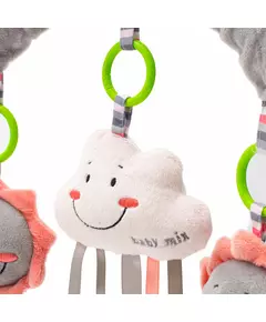 Kleurrijke speelboog met speeltjes - Zacht babyspeelgoed