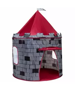 Kindertent Kasteel - Grijs Zwart - Speeltent