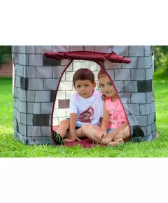 Kindertent Kasteel - Grijs Zwart - Speeltent