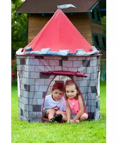 Kindertent Kasteel - Grijs Zwart - Speeltent
