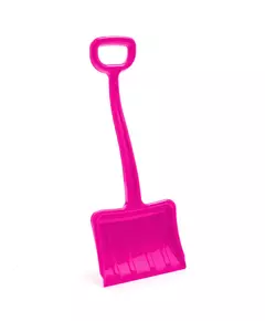 Felroze Lichtgewicht Sneeuwschep met Handvat - 70 cm