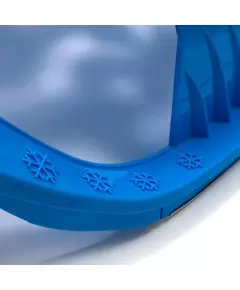 Rode Sneeuwslee met Rugleuning en Veiligheidsriem