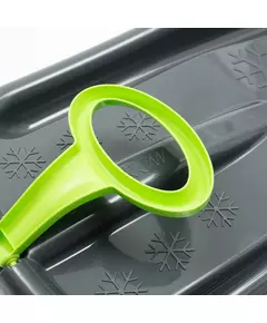 Felroze Sneeuwslee met Handgreep en Sneeuwvlokpatroon
