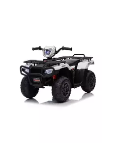 Kinder Quad - Elektrisch - Wit/Zwart - Robuust Ontwerp