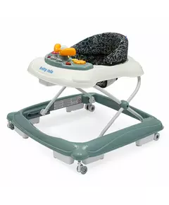 Loopstoel Crèmekleurig met Interactief Speelpaneel