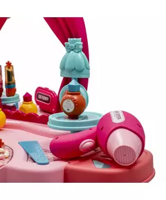 Kinderkaptafel Roze - Inclusief Accessoires & Spiegel