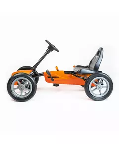 Go-kart Oranje met Comfortabel Zitje en Stevige Wielen