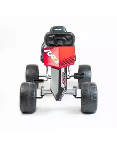 Go-kart Trapauto met Ergonomisch Zitje - Zilver Oranje