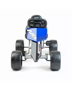 Sportieve Skelter met Ergonomische Lederen Stoel - Blauw