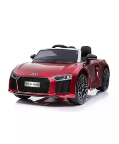 Elektrische Audi R8 Spyder speelgoedauto - Glanzend rood