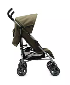 Kinderwagen Olijfgroen - Inklapbaar met Vijfpuntsgordel