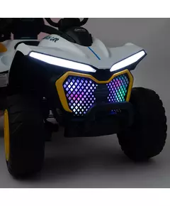 Kinderquad Elektrisch Wit/Oranje - Off-road Voertuig