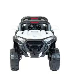 Elektrische 4x4 Kinderauto - Wit/Zwart - Bestuurbaar
