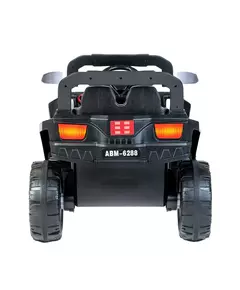 Elektrische 4x4 Kinderauto - Wit/Zwart - Bestuurbaar