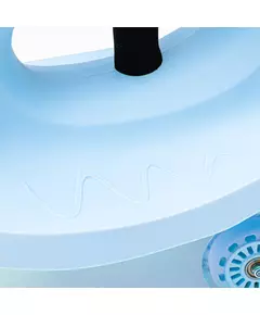 Wiggle Car Lichtblauw met LED - Stuur zonder pedalen