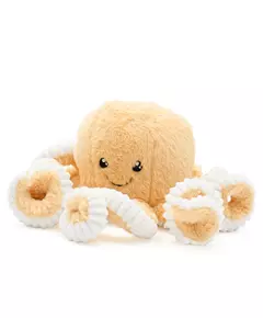 Pluche Octopus Knuffel - Lichtoranje - 17cm