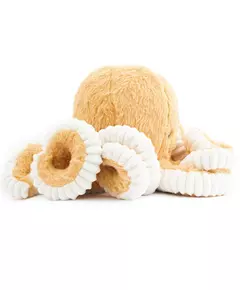 Pluche Octopus Knuffel - Lichtoranje - 17cm