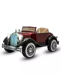Classic Jaren 30 Speelgoedauto - Bordeauxrood Retro