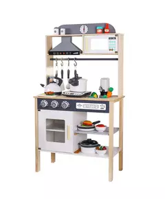 Scandi Montessori Houten Speelkeuken met Keukengerei