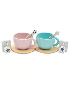 Montessori Houten Theeset met Kopjes en accessoires