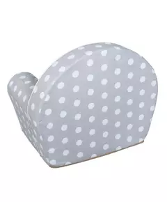 Kinderstoel - Grijs met Witte Stippen - Comfortabel