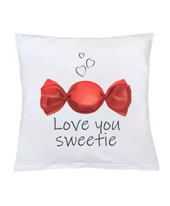 Kussen Love You Sweetie 40x40 cm van 100% katoen