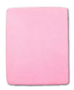 Baby Crib Sheet - Terry - Roze - 120x60 cm - Ademend
