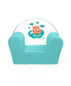 Kinderstoeltje Mintgroen - Schattige vos - Comfortabel