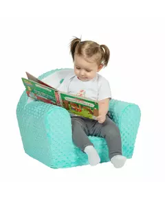 Kinderstoeltje Mintgroen - Schattige vos - Comfortabel