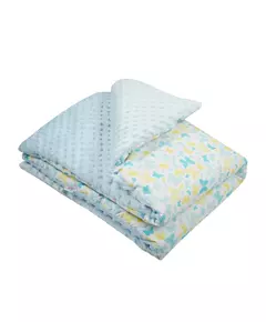 Babydeken met Vulling - 80x102 cm - Blauw