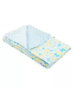 Educatieve minky babydeken 80x102 cm - Hypoallergeen