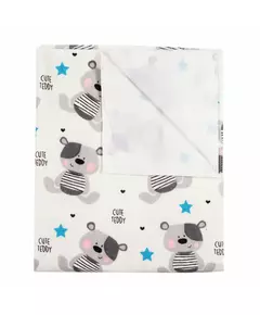 Flanellen luiervoldoek - Waterproof - Teddybeerpatroon