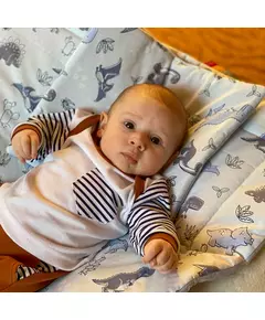 Babydeken en Kussen voor Kinderwagen - Grijs - 2-delig