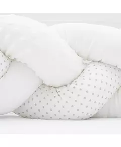 Gevlochten Bedbumper - 100% Katoen - Anti-allergisch