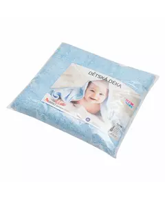 Babydeken 90x80 cm - Blauw - Warm & Zacht
