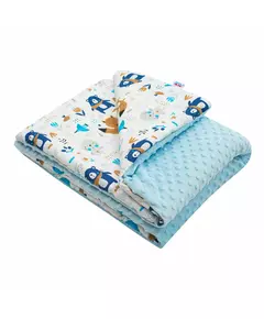 Babydeken - Schattig Beren en konijnen - 80x102 cm